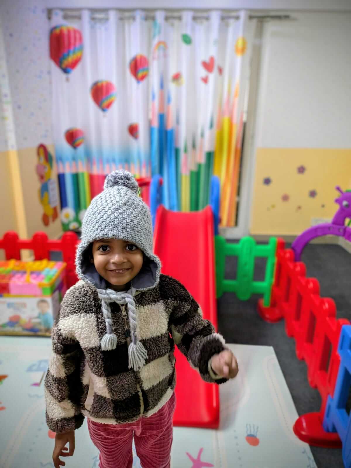 Children playing educational games