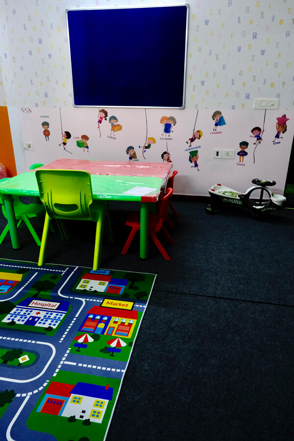 Children playing educational games