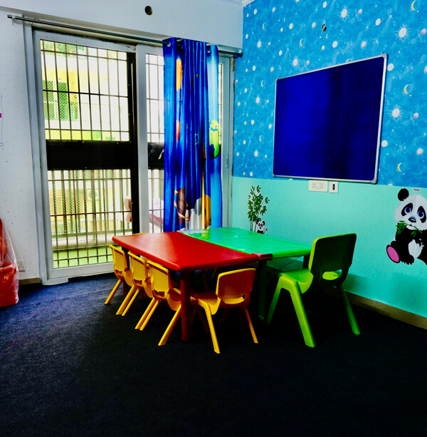 Children playing educational games