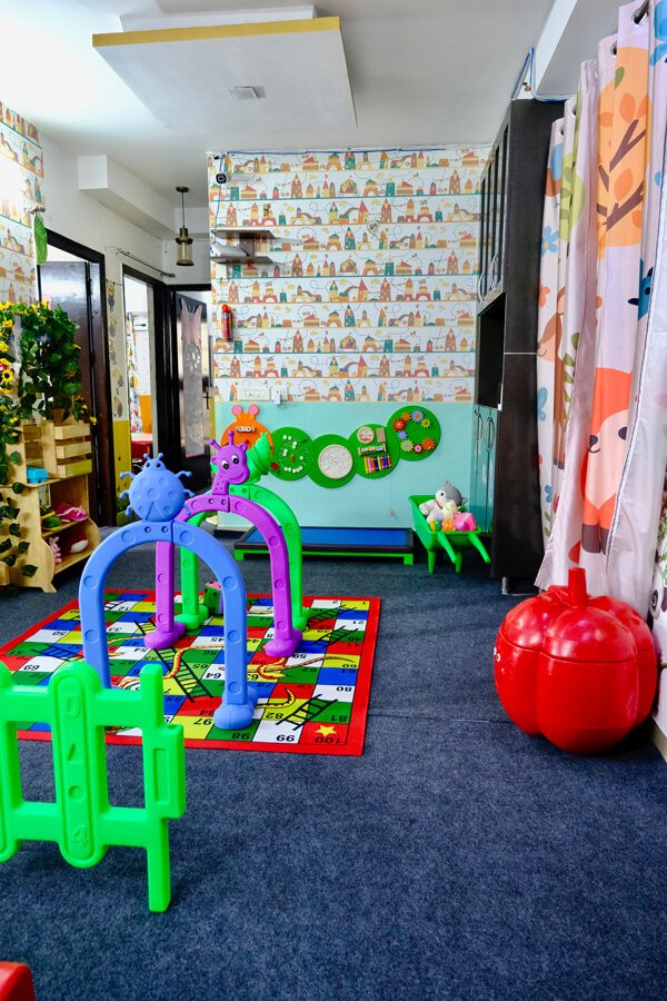 Children playing educational games